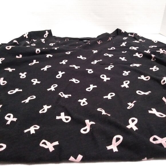 Torrid Women's Cancer Ribbon Graphic Tee Short Sleeve - Picture 7 of 9